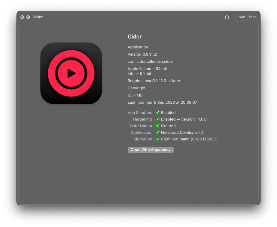 Cider's packaging strategy