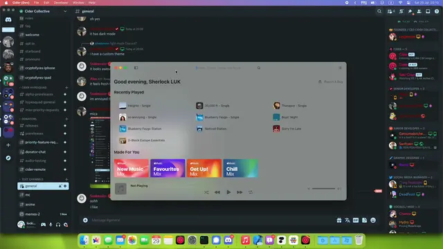 Cider background effect